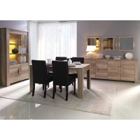 Buffet, bahut, enfilade grand modèle FARRA 4 portes. Meuble design et tendance pour votre salon ou salle à manger.