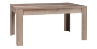 Table pour salle à manger FARRA. Dimensions 180 cm. Coloris Oak canyon, chêne clair.