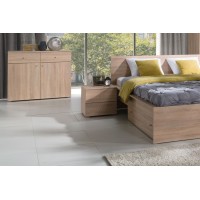 Lot de deux tables de chevet design pour votre Chambre à coucher, collection MAXIM.