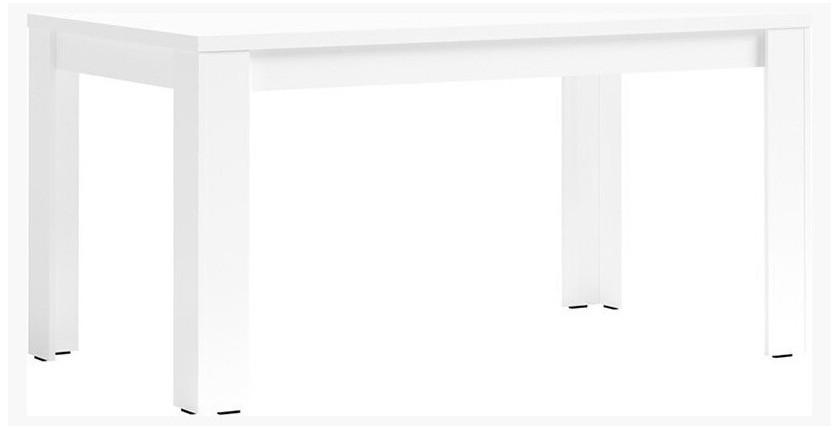 Table pour salle à manger FABIO. Dimensions 180 cm. Coloris Blanc.