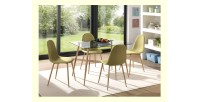 Chaise design BOYLD coloris vert Pomme pour votre salle à manger.