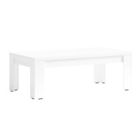 Table basse collection FABIO. Meuble type Design coloris blanc. Effet ultra tendance pour votre salon.