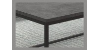 Table basse collection OREGON. Meuble type industriel effet béton.