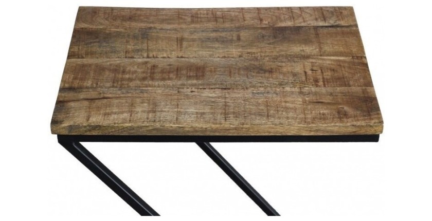 Table d'appoint en bois massif collection OBIWAN
