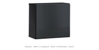 Ensemble meubles de salon SWITCH XXI design, coloris noir et gris.