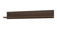 Etagère design 150cm collection DARWIN. Coloris chêne foncé.