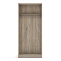 Garde Robe REY, armoire 2 portes idéal pour votre entrée ou votre buanderie