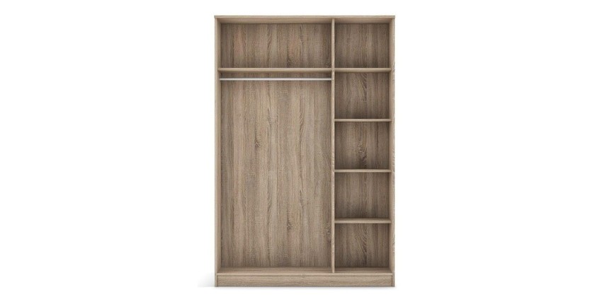 Garde Robe REY, armoire 3 portes idéal pour votre entrée, votre buanderie ou votre sdb