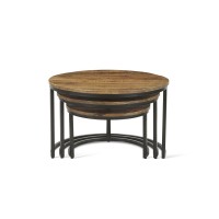 Table basse collection ARNOLD marron-bois.