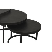 Table basse collection ARNOLD noir.