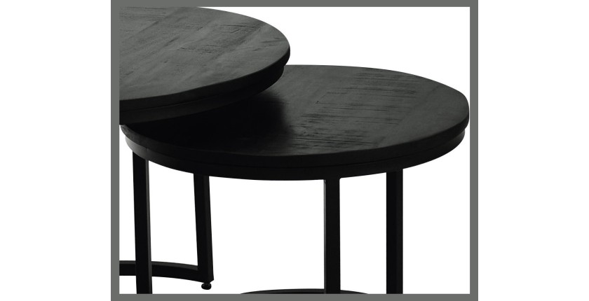 Table basse collection GOJI noir.