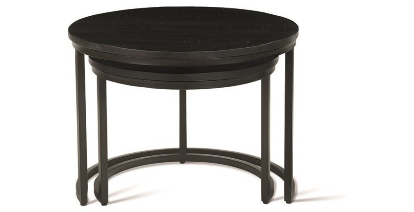 Table basse collection GOJI noir.