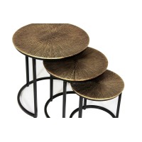 Table basse collection ALICE soleil or.