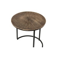 Table basse collection ALICE soleil or.