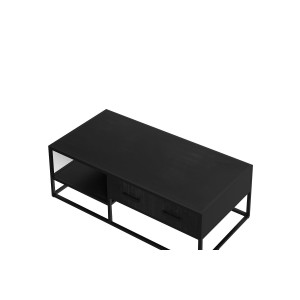 Table basse collection MADEIRO noir.