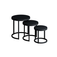 Table basse collection PLATO noir.