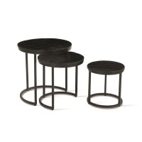 Table basse collection PLATO noir.