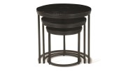 Table basse collection PLATO noir.