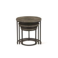 Table basse collection PLATO gris.