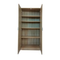 Armoire, collection TOLLY, 2 portes, 75x150 cm, coloris chêne sonoma