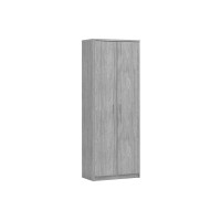 Armoire, collection SPACI, 2 portes, 72x148 cm, coloris chêne gris