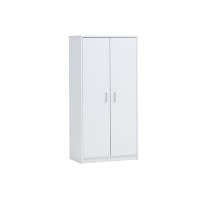 Armoire grand model, collection SPACI, 2 portes, 72x194 cm, coloris blanc