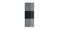 Vitrine suspendue, 1 porte vitrée avec LED intégrée collection ZANTE. Coloris noir et gris brillant.
