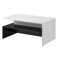 Table basse design collection RAMOS noir et blanc.