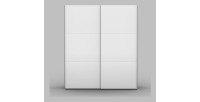 Armoire design 2 portes coulissantes 200cm couleur blanc. Collection SMITH