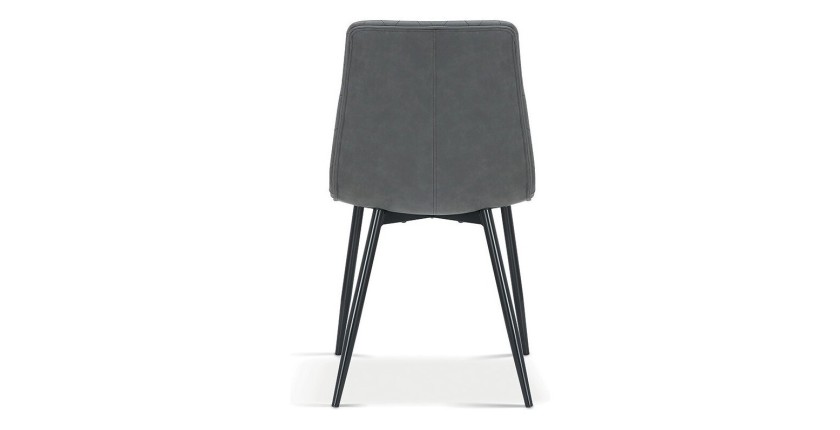Chaise pour salle à manger coloris gris clair. Collection GRAZ