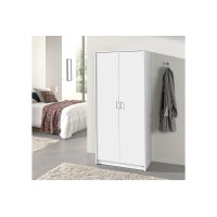 Garde Robe REY, armoire 2 portes idéal pour votre entrée ou votre buanderie