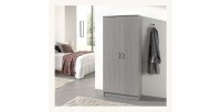 Armoire de rangement REY 80cm, idéal pour votre entrée, votre buanderie ou encore votre salle de bain.