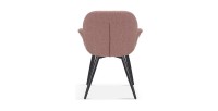 Chaise MAXIMA Tissu Rose, dimension H85 x L64 x P60, idéal pour votre cuisine ou salle à manger