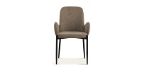 Chaise BALBOA Tissu Bouclé Sable, dimension H88 x L60 x P57, idéal pour votre cuisine ou salle à manger