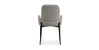 Chaise BALBOA Tissu Gris clair, dimension H88 x L60 x P57, idéal pour votre cuisine ou salle à manger