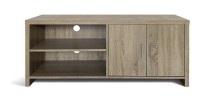 Meuble TV collection MODENE effet bois exotique Sonoma. Meuble style contemporain.