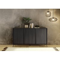 Buffet 3 portes collection SKY. Coloris Chêne Noir