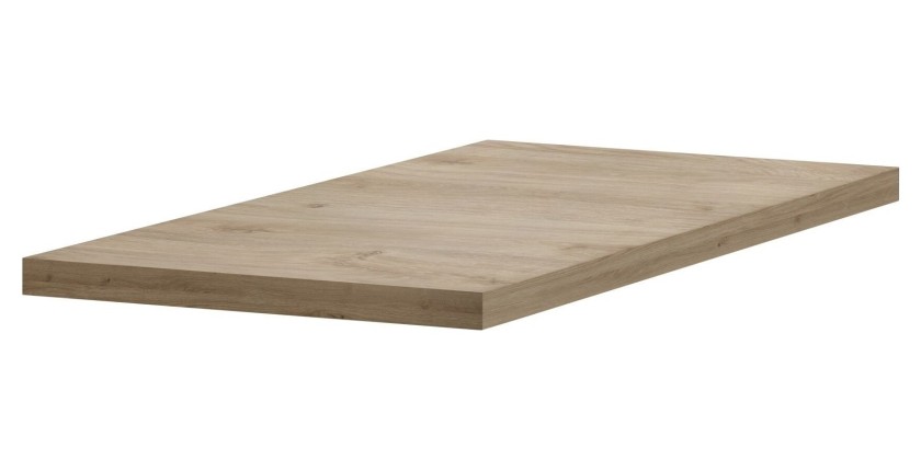 Table extensible 180x90, Collection ZEFIR, coloris chêne clair, idéal pour votre salle à manger