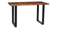 Table à manger AWANI longueur 160cm en bois exotique mangolia