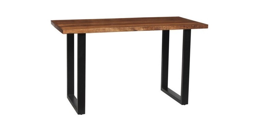 Table à manger AWANI longueur 160cm en bois exotique mangolia