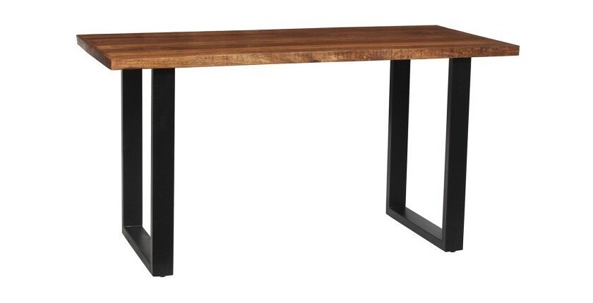 Table à manger AWANI longueur 180cm en bois exotique mangolia