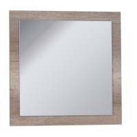 Lot de 3 miroirs FARRA. Cadre coloris SONOMA. Accessoire idéal pour la décoration de votre habitation.