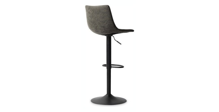 Tabouret de bar style vintage coloris gris. Collection SOUL