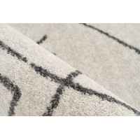 Tapis 230x160cm, design A305R coloris ivoire - Confort et élégance pour votre intérieur