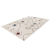 Tapis 290x200cm, design A305R coloris multicolore - Confort et élégance pour votre intérieur