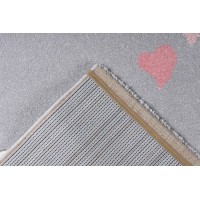 Tapis 230x160cm, design A623O coloris gris - Confort et élégance pour votre intérieur