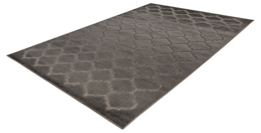 Tapis 170x120cm, design A102A coloris gris - Confort et élégance pour votre intérieur