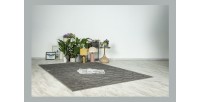 Tapis 170x120cm, design A102A coloris gris - Confort et élégance pour votre intérieur