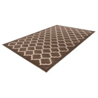 Tapis 230x160cm, design A102A coloris taupe - Confort et élégance pour votre intérieur