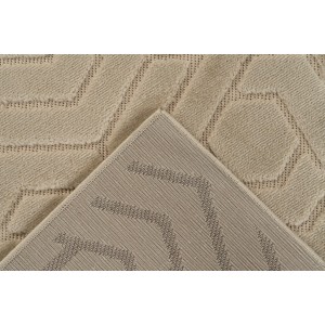 Tapis 300x80cm, design A202A coloris beige - Confort et élégance pour votre intérieur